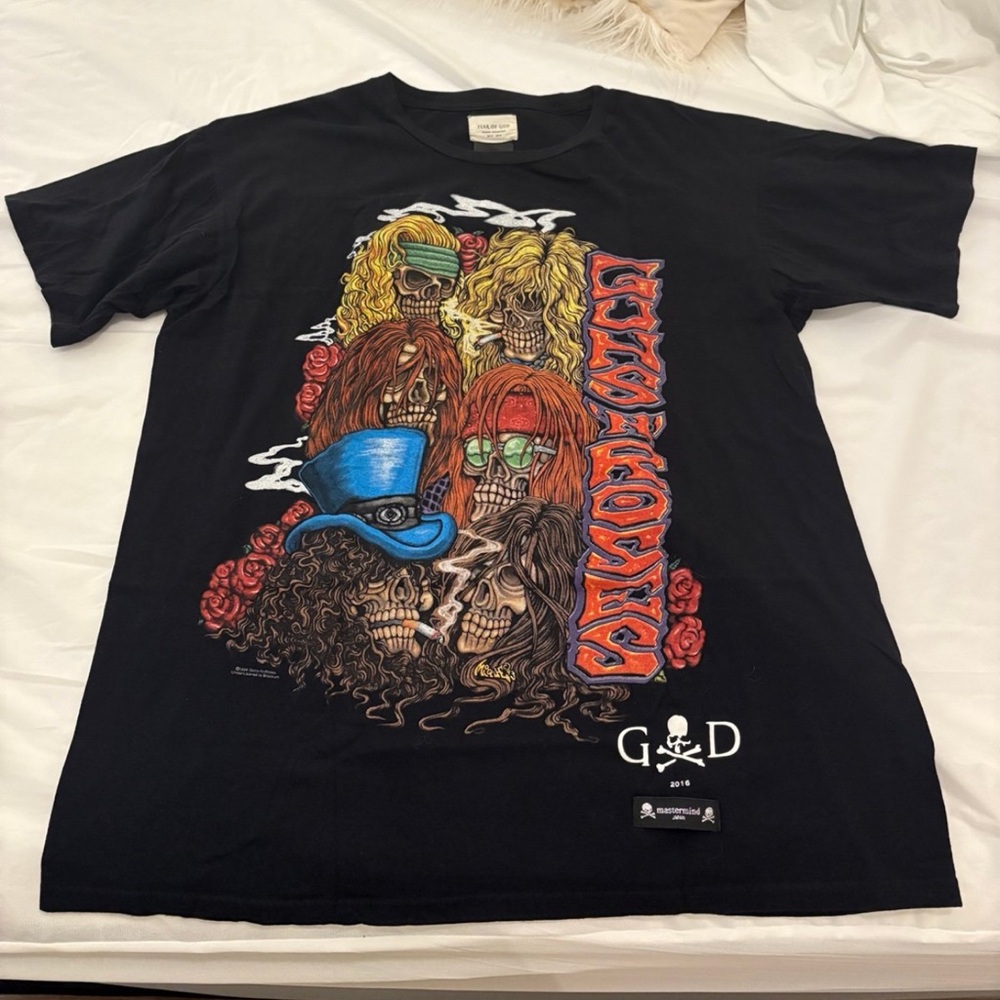 Fear of God x Mastermind Japan 40th Anniversary Guns n Roses Tee